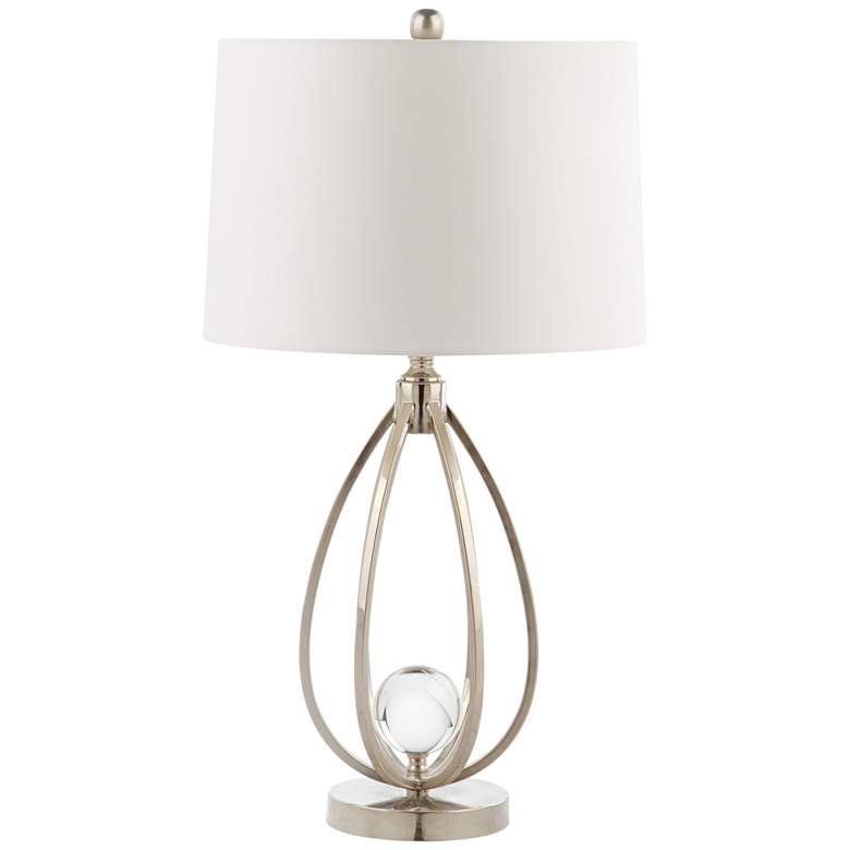 Image 1 Lester Polished Nickel Metal Table Lamp