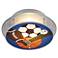 Let's Play Sports 13" Wide Children's Semiflush Ceiling Light