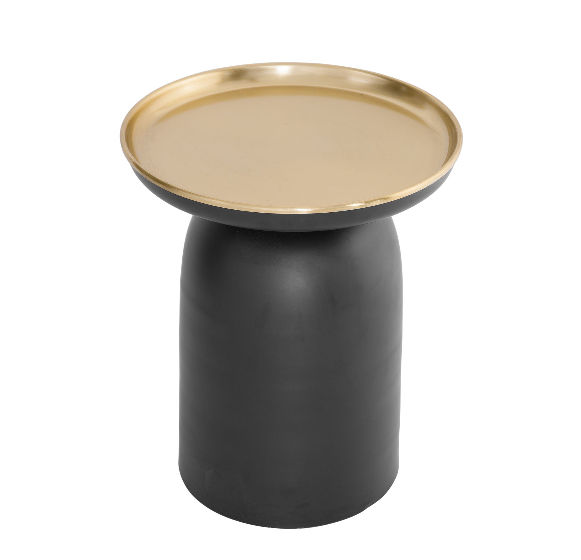 Image 2 Leta 16" Black and Brass Scatter Table more views