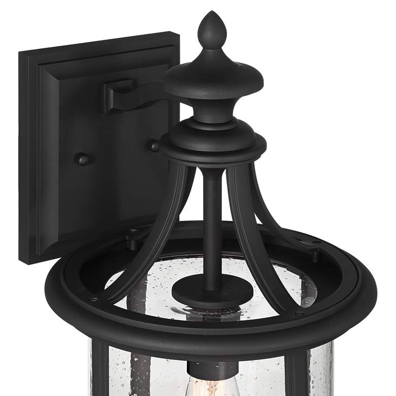 Image 3 Leto 18 1/2" High Black Outdoor Wall Light more views