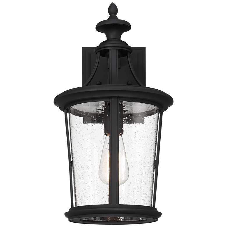 Image 4 Leto 18 1/2" High Black Outdoor Wall Light more views