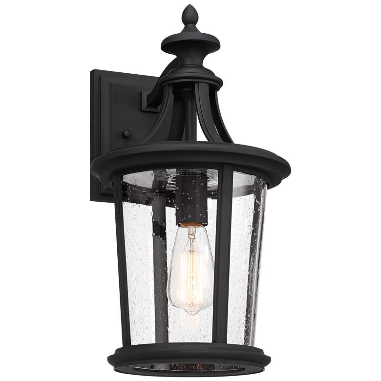Image 5 Leto 18 1/2" High Black Outdoor Wall Light more views