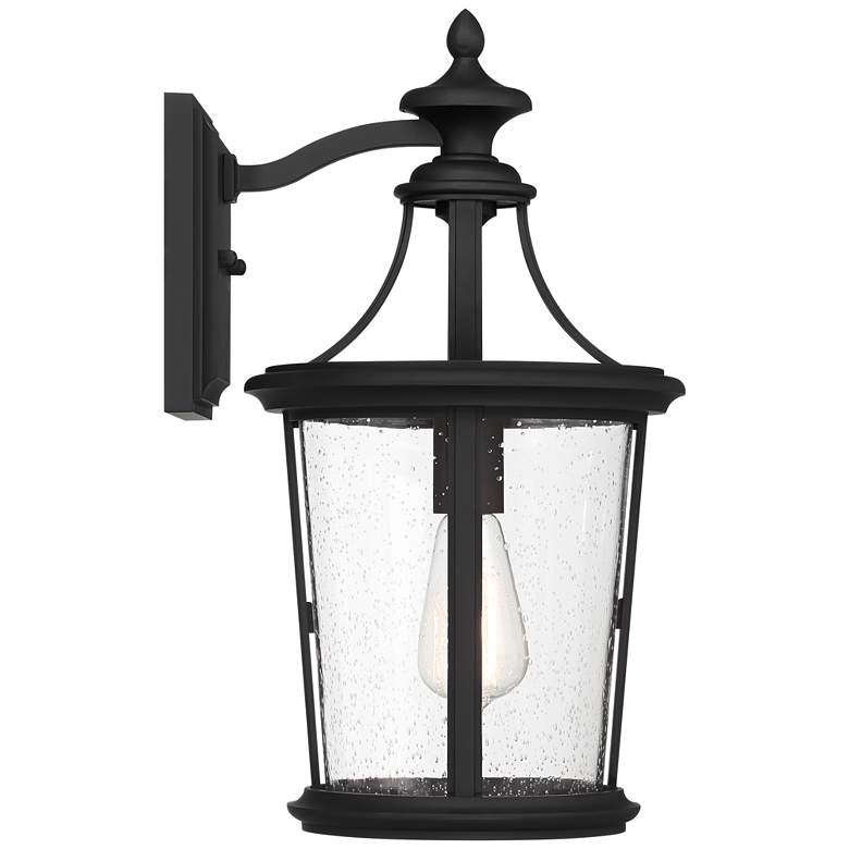 Image 7 Leto 18 1/2 inch High Black Outdoor Wall Light more views