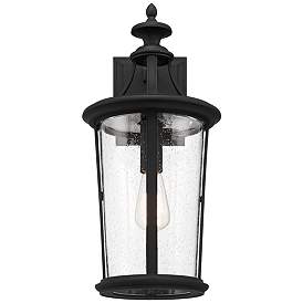 Image4 of Leto 21 1/2" High Black Outdoor Wall Light more views