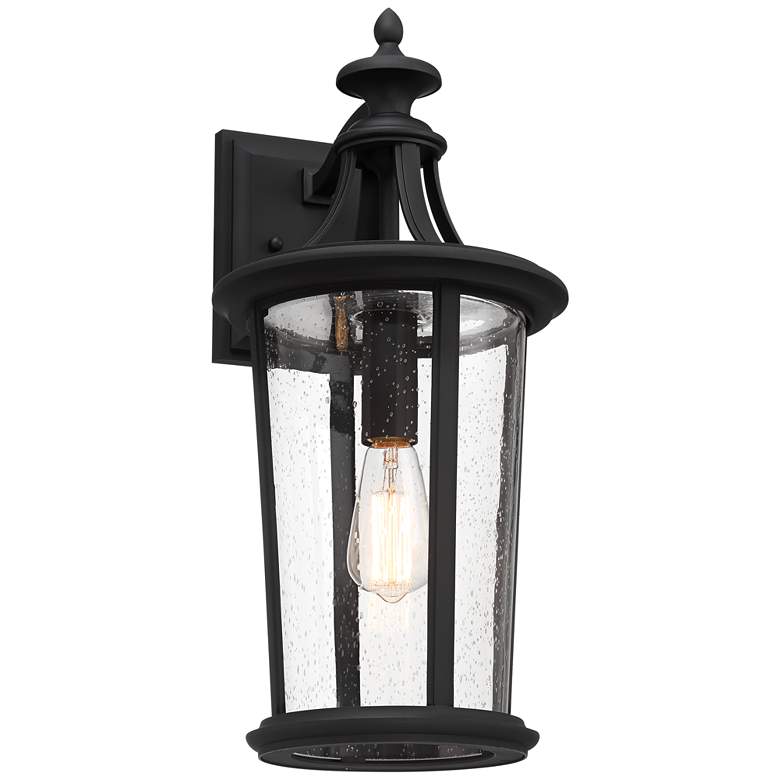Image 5 Leto 21 1/2" High Black Outdoor Wall Light more views