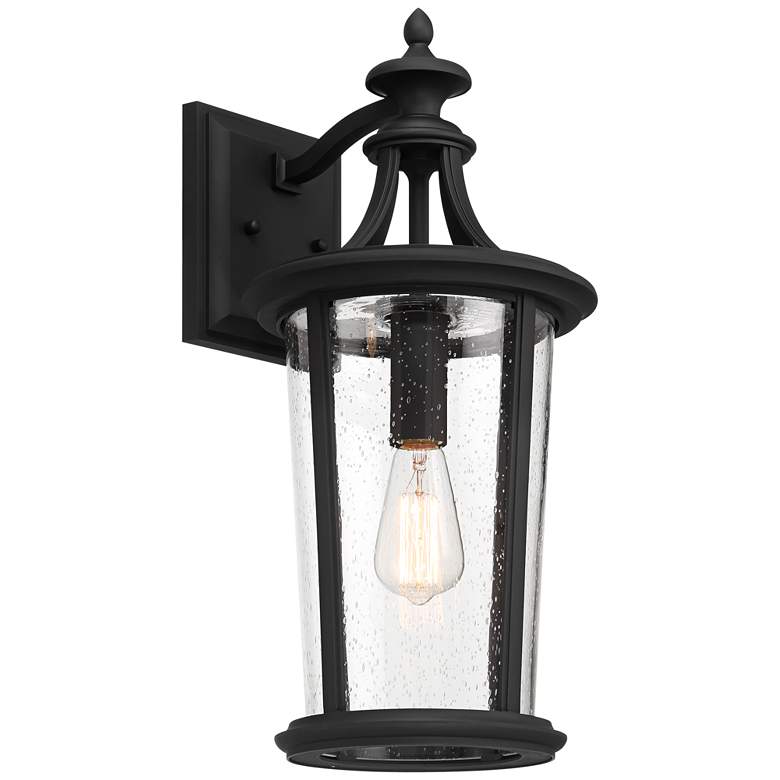 Image 6 Leto 21 1/2" High Black Outdoor Wall Light more views