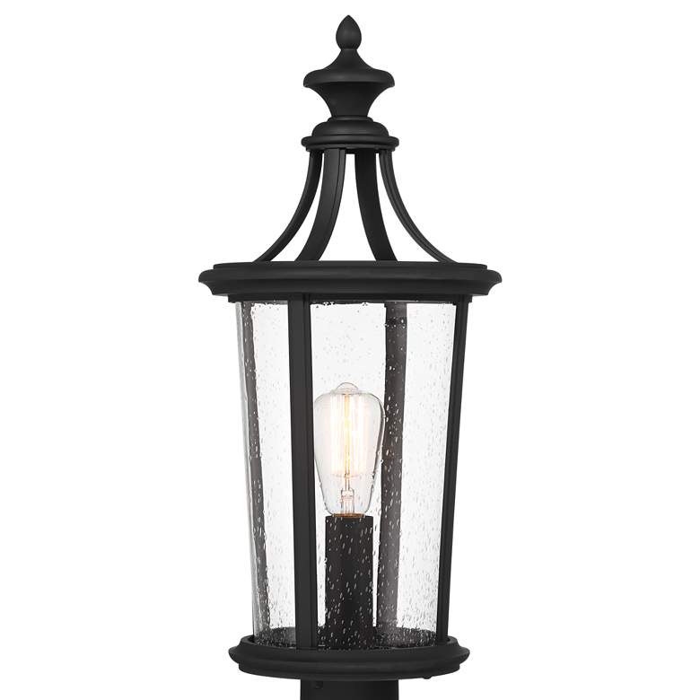 Image 4 Leto 24 1/2 inch High Black Outdoor Post Light more views