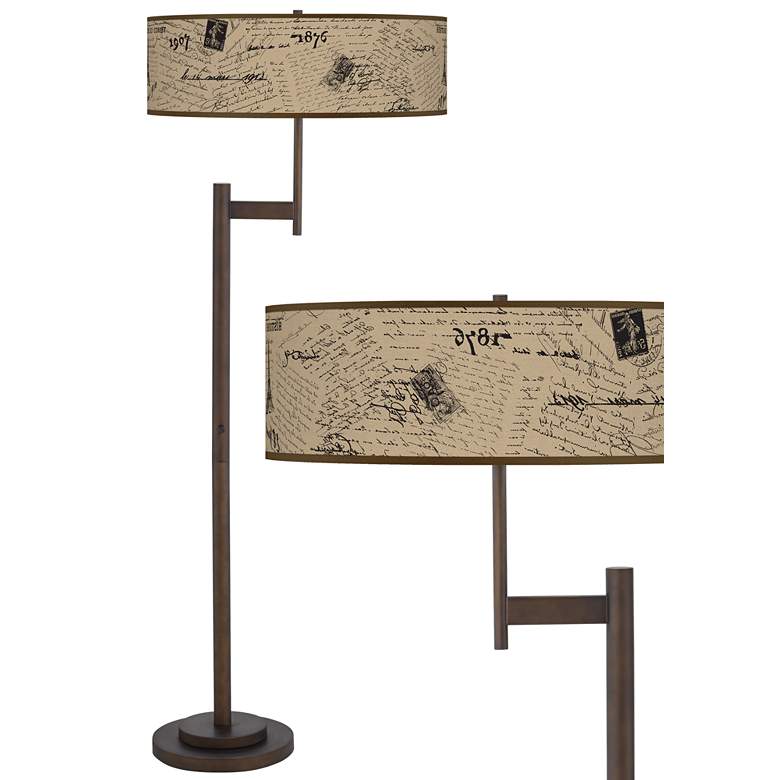 Image 1 Letters to Paris Linen Parker Light Blaster&#8482; Floor Lamp