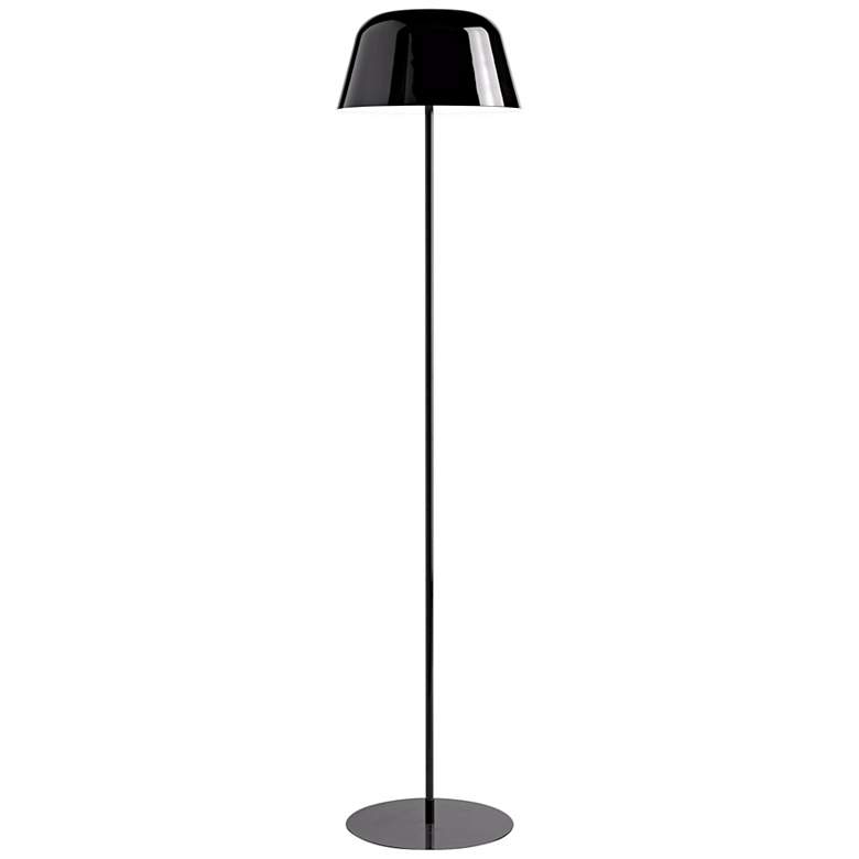 Image 1 Leucos Ayers Black Glass Floor Lamp