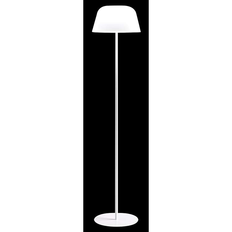 Image 1 Leucos Ayers White Glass Floor Lamp