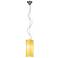 Leucos Diane S Satin Amber Glass Mini Pendant Light