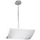 Leucos Selis S Satin White Murano Glass Pendant Light