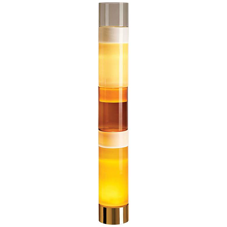 Image 1 Leucos Stacking C Blown Glass Floor Lamp