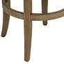 5_Lev 31 1/4" Smoke Faux Leather Swivel Bar Stools Set of 2 more views