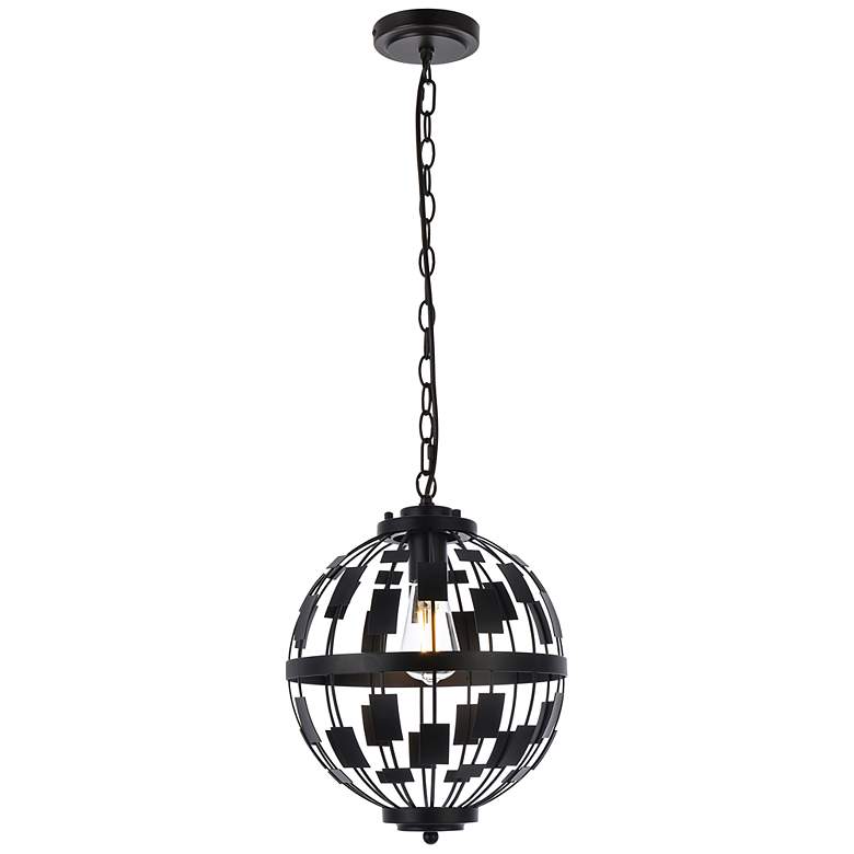 Image 2 Levante 1 Lt Pendant In Black