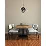3_Levante 1 Lt Pendant In Black more views