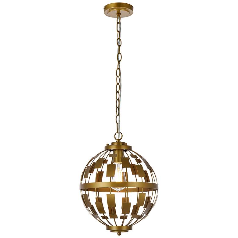 Image 2 Levante 1 Lt Pendant In Brass