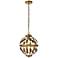 Levante 1 Lt Pendant In Brass