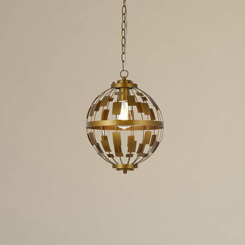Image 1 Levante 1 Lt Pendant In Brass