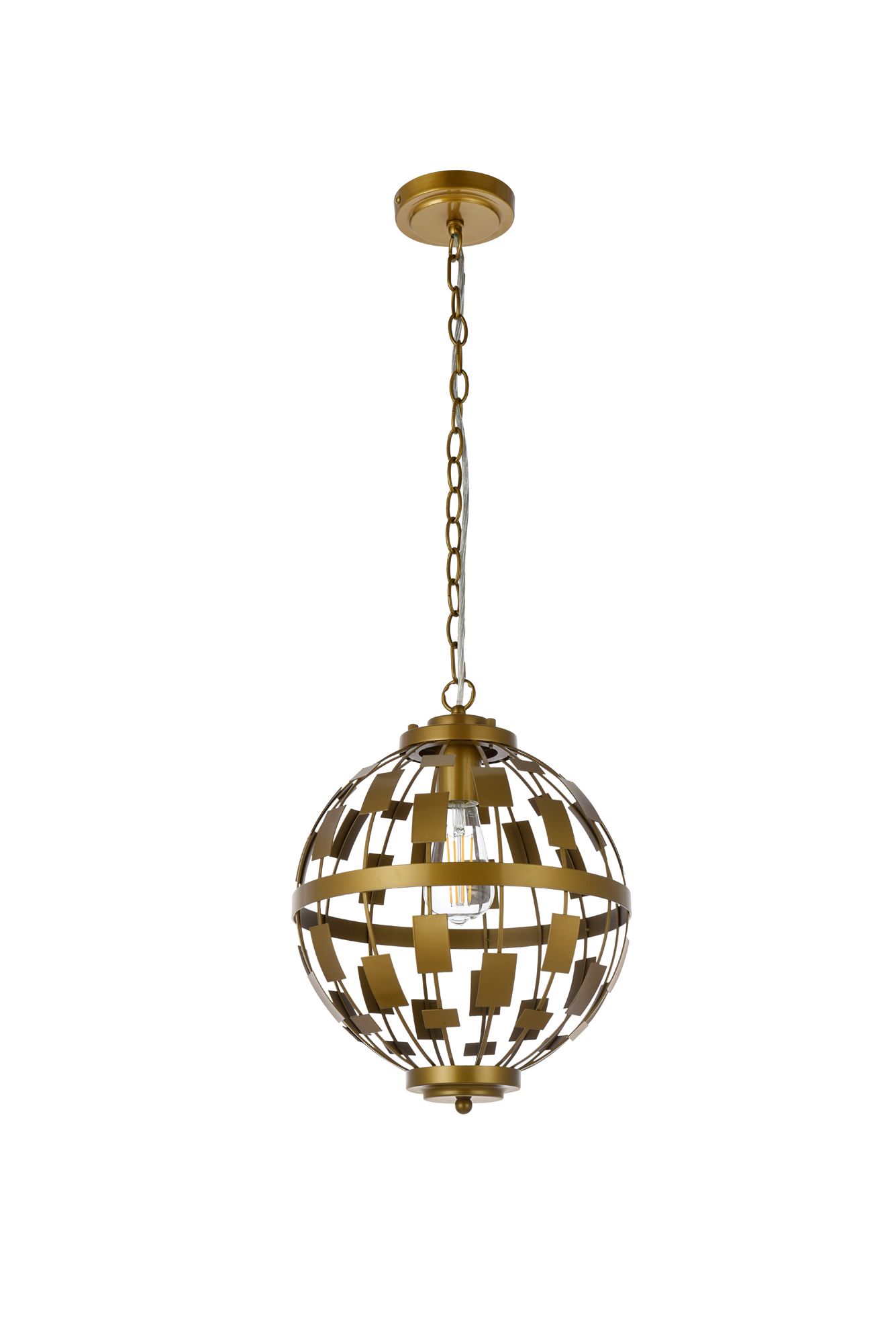 Levante 1 Lt Pendant In Brass