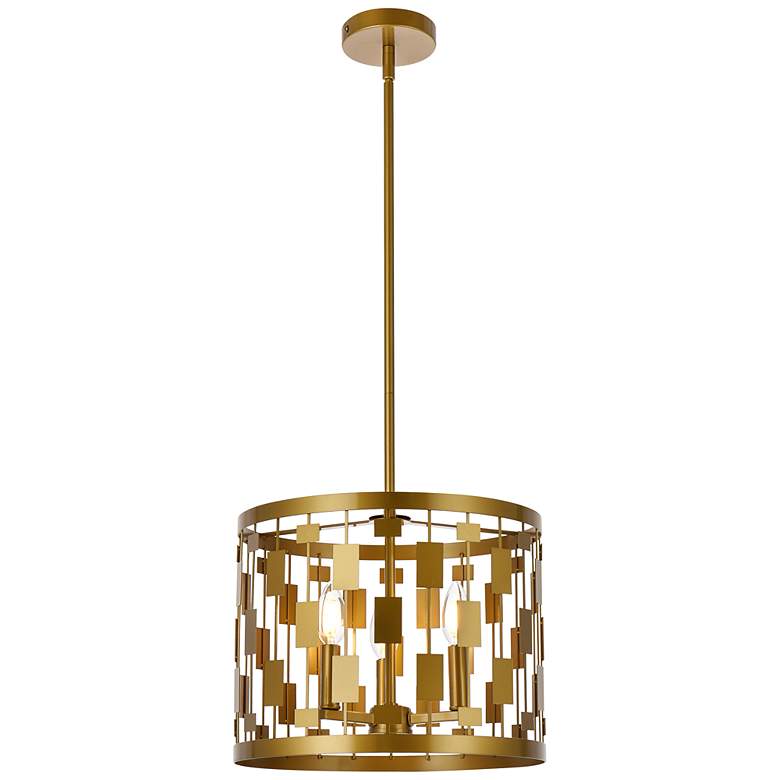 Image 2 Levante 3 Lts Pendant In Brass