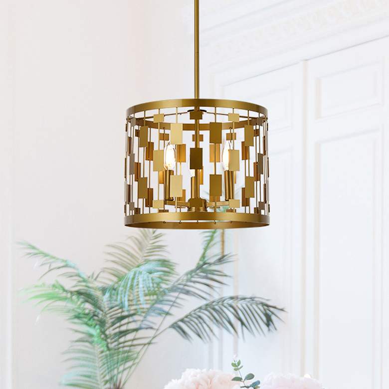 Image 1 Levante 3 Lts Pendant In Brass