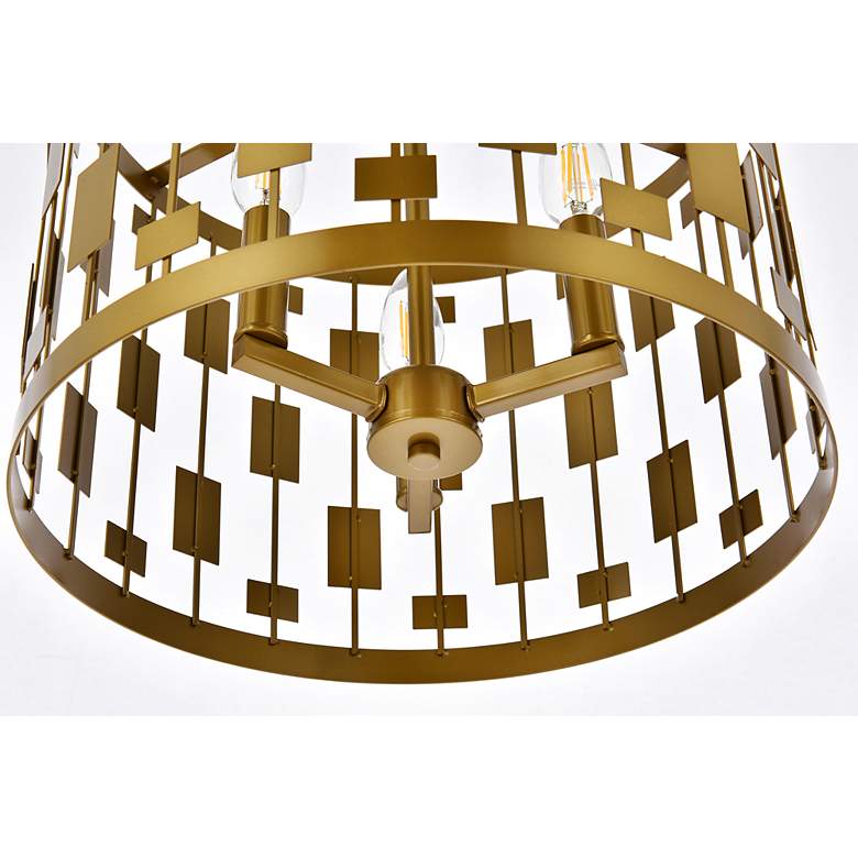 Image 5 Levante 3 Lts Pendant In Brass more views