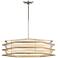 Levels 26"W Polished Nickel and Honey Gold LED Pendant Light