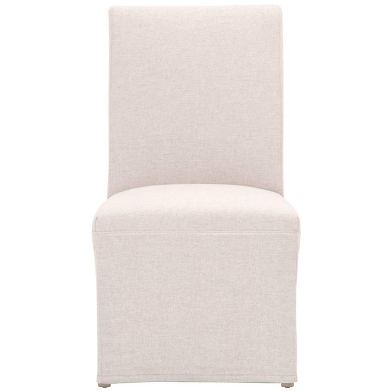 Image 1 Levi Slipcover Dining Chair, Jute, Natural Gray Birch, Set of 2
