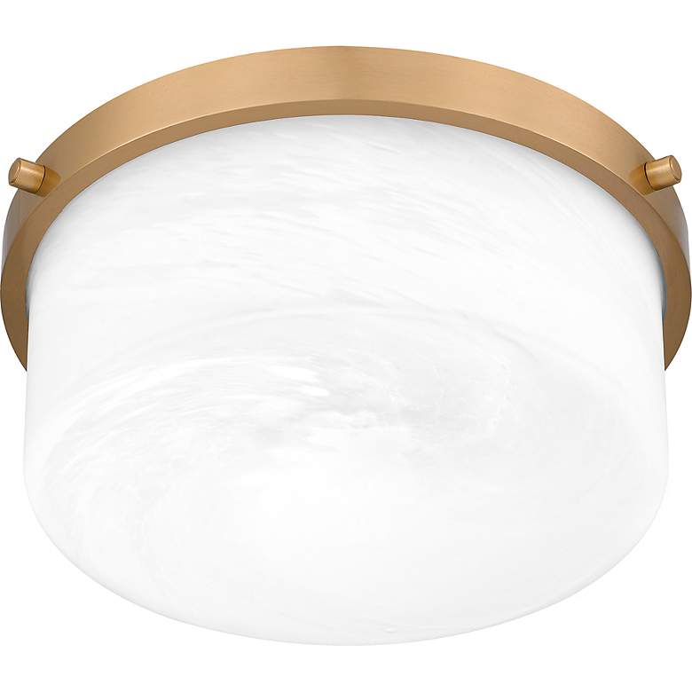 Image 5 Levine 2-Light Aged Brass Flush Mount more views