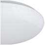 3_Levine Shallow Flush Mount 19" White Acrylic Modern LED Ceiling Light more views