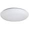 Levine Shallow Flushmount 19" Wide White LED Ceiling Light