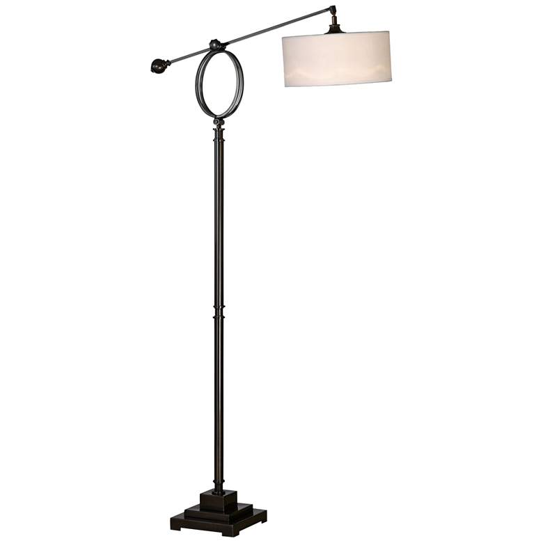 Image 2 Levisa Dark Bronze Adjustable Floor Lamp by Uttermost
