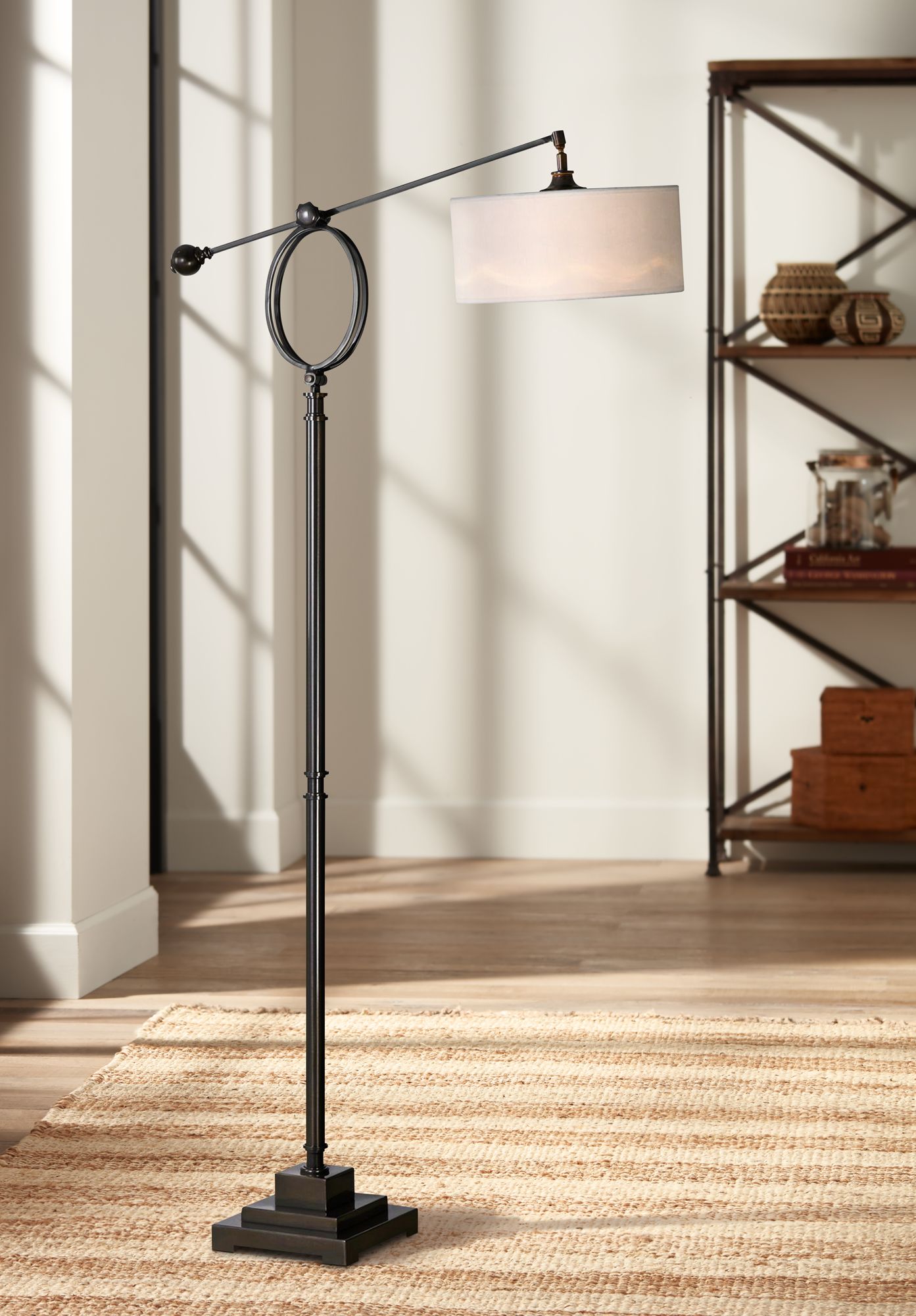 adjustable floor lamp bronze