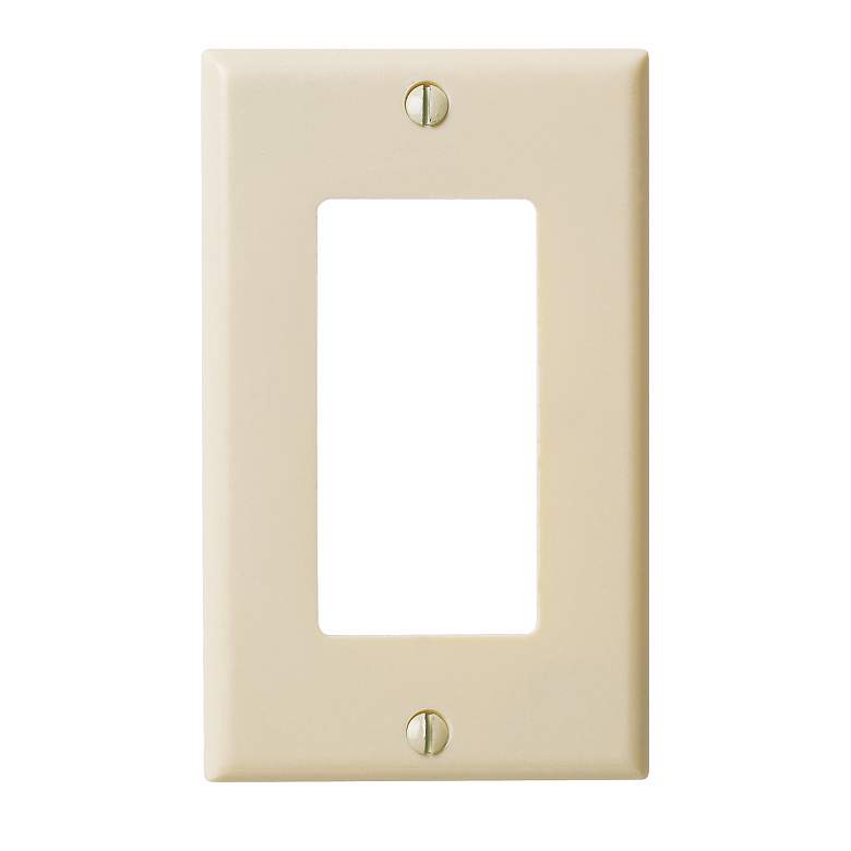 Image 1 Leviton Wall Rocker Faceplate in Ivory