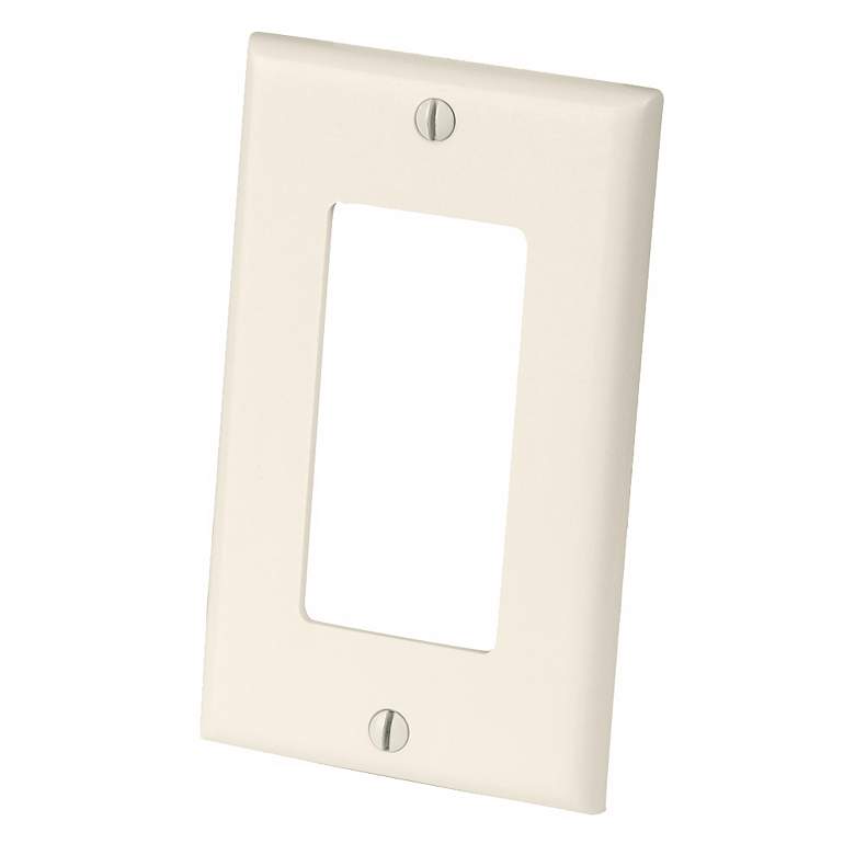 Image 1 Leviton Wall Rocker Faceplate in Ivory