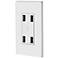 Leviton White 4-Port USB Charger Wall Receptacle