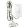 Leviton White Finish CFL-LED Plug-In Universal Table Top Dimmer