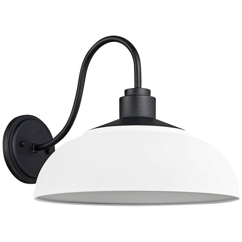Image 3 Levitt 11 3/4" High Natural Black Outdoor Wall Light