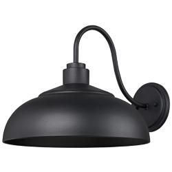 Levitt 13 5/8" Wide Outdoor Wall Light in Natural Black with Natural B