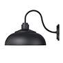 3_Levitt 13 5/8" Wide Outdoor Wall Light in Natural Black with Natural B more views