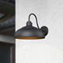 7_Levitt 13 5/8" Wide Outdoor Wall Light in Natural Black with Natural B more views