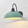 Thumbnail1 of Levitt 13 5/8" Wide Outdoor Wall Light in Natural Black with Natural T
