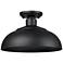 Levitt 13 3/4" Wide Natural Black Outdoor Ceiling Light