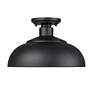 2_Levitt 13 3/4" Wide Natural Black Outdoor Ceiling Light more views