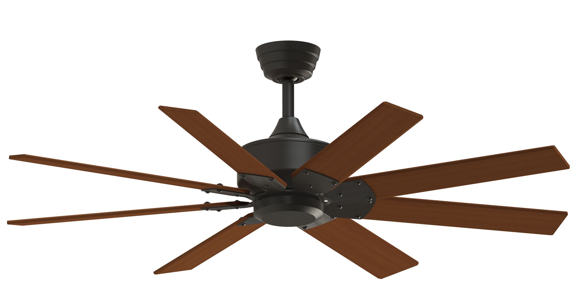 Levon Custom 52 in In/Out Smart Fan - Dark Bronze w/ Cherry Blades