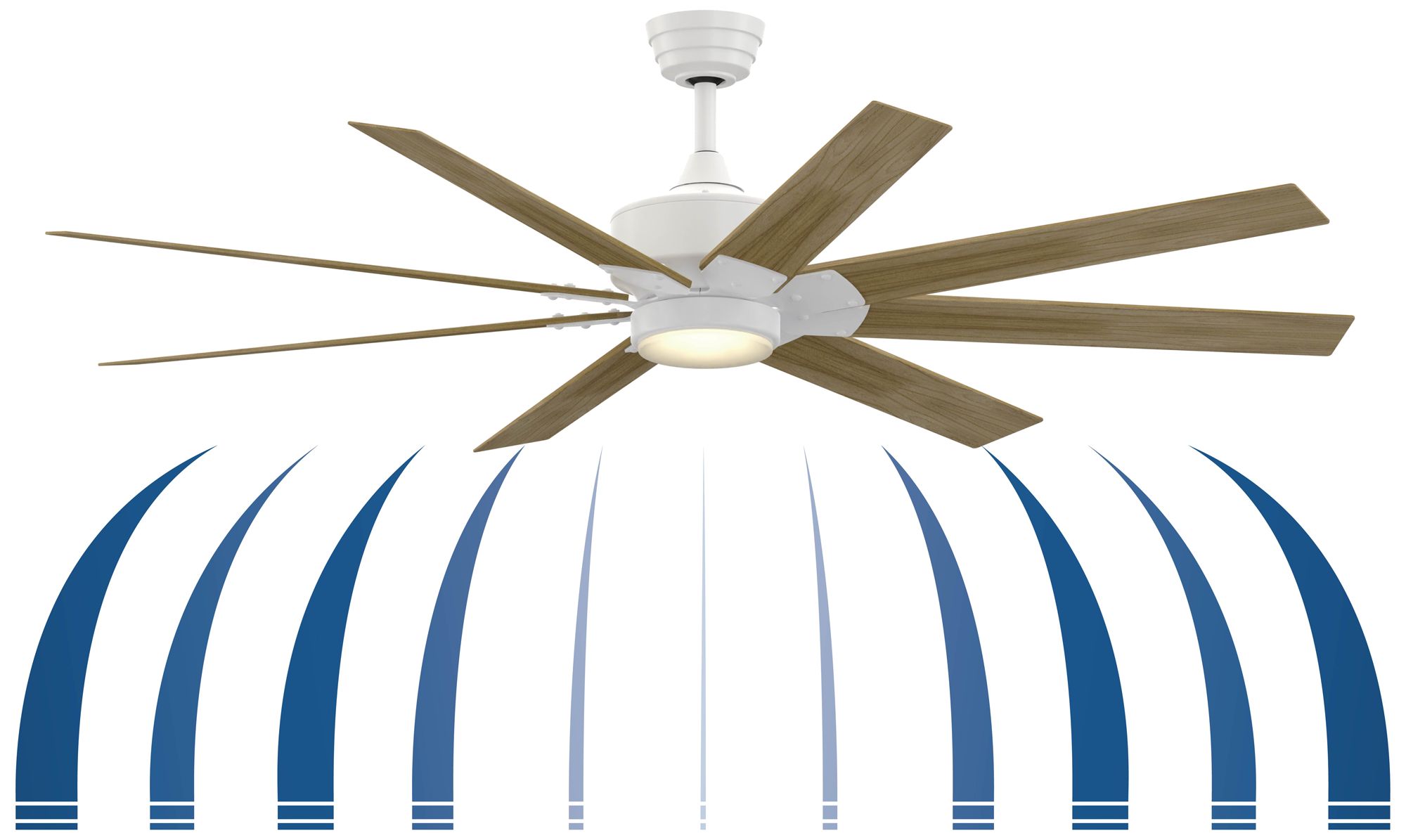 Image 7 Levon Custom 64 in In/Out Smart Fan more views