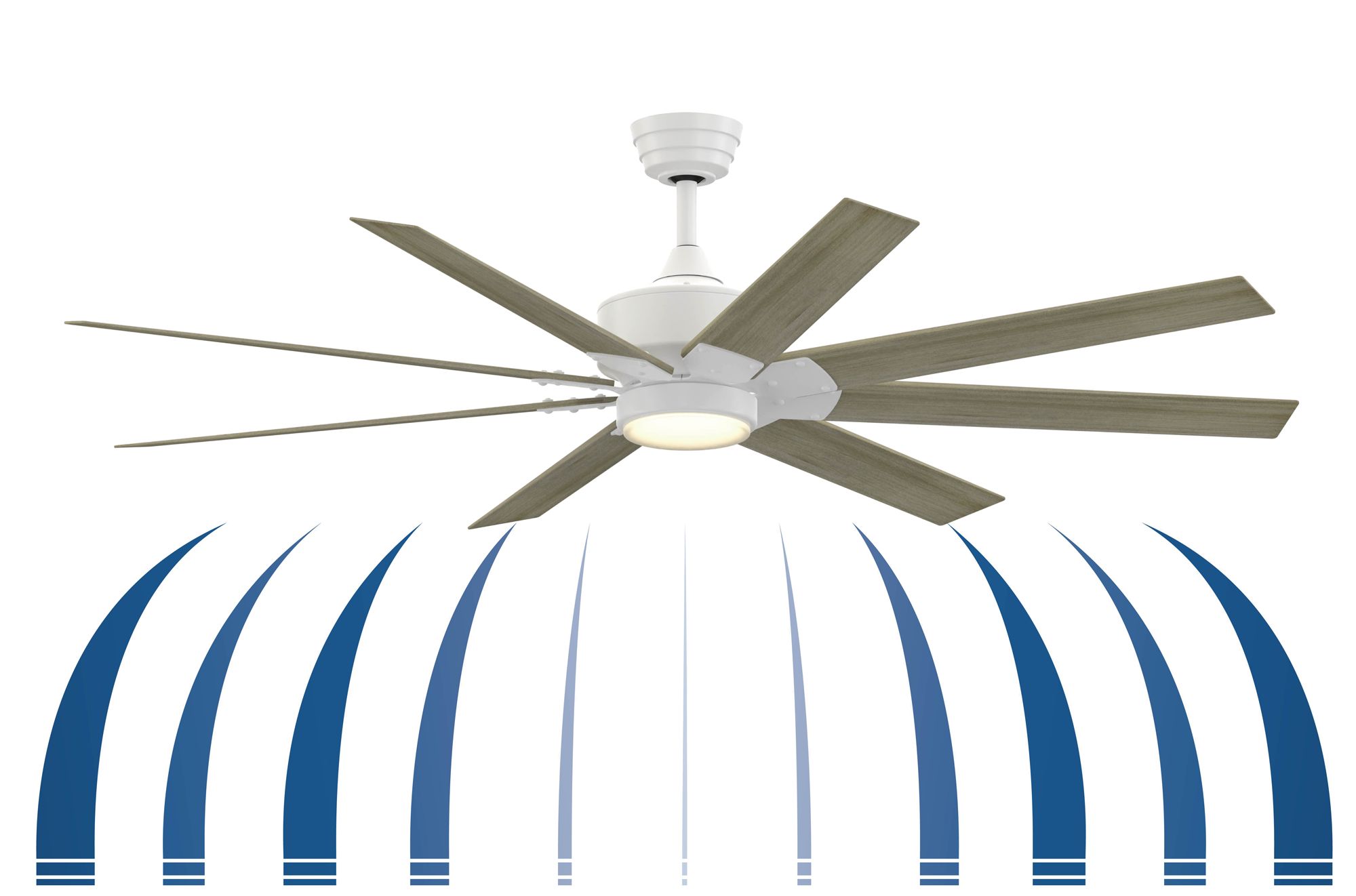 Image 7 Levon Custom 64 in In/Out Smart Fan more views