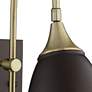 3_Lewes Bronze and Antique Brass Plug-In Wall Lamp more views