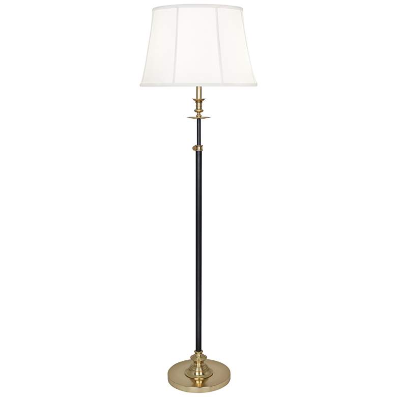 Image 1 Lewis Deep Patina Bronze with Modern Brass Club Floor Lamp